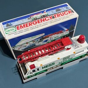 Hess Emergency Truck Toy - Red, White, and Green